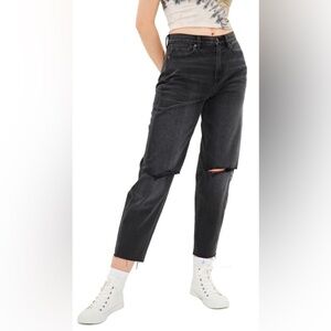AMERICAN EAGLE Sz  4 Short Relaxed Mom Jeans High Waist Ankle Length Jeans NEW